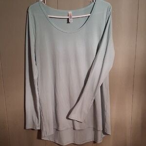LuLaRoe Seafoam Long Sleeve Relaxed Tunic
